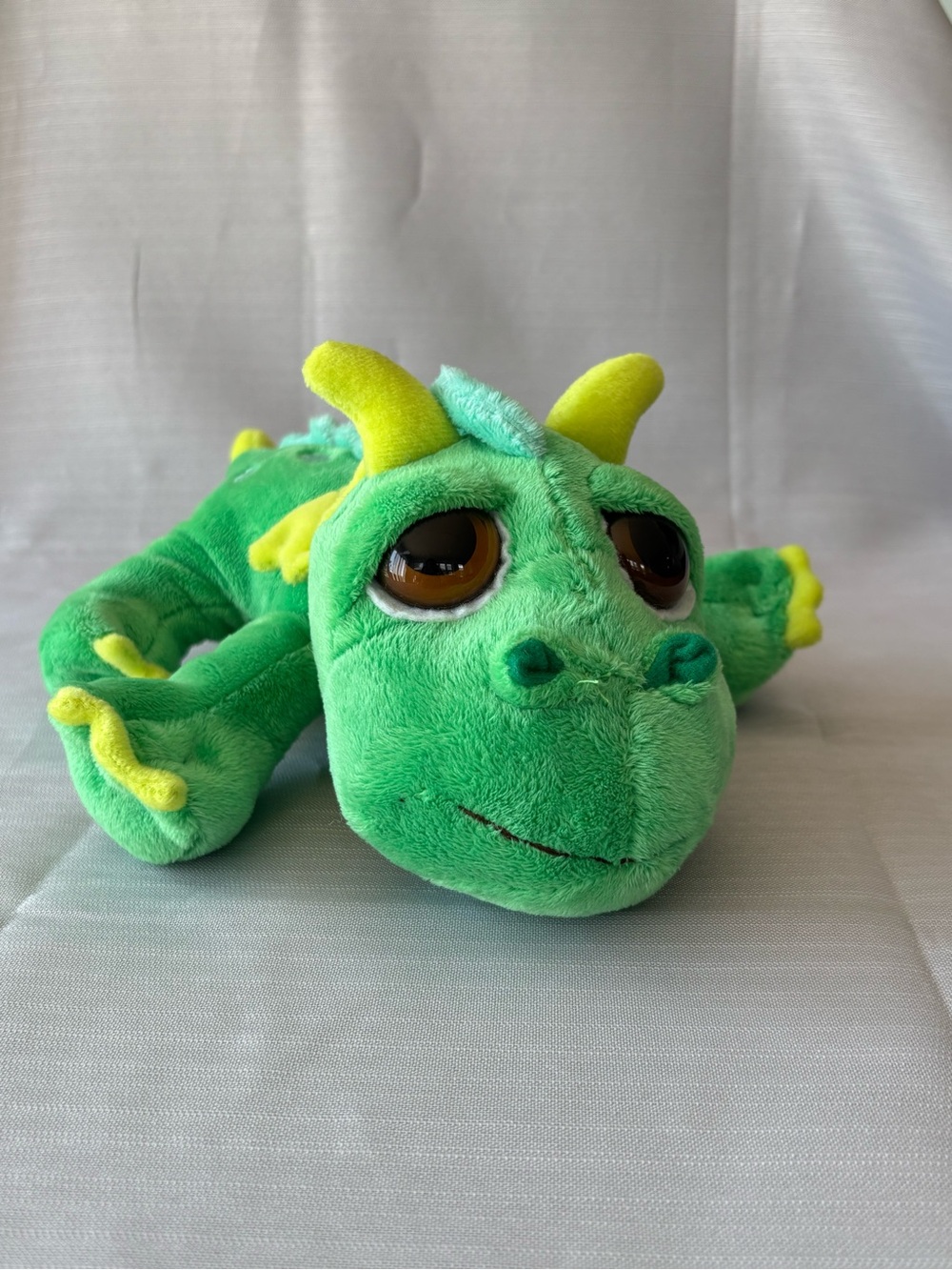 Russ Blaze Green Plush Dragon Reptile Plush Toy - Soft Stuffed Dragon M62
